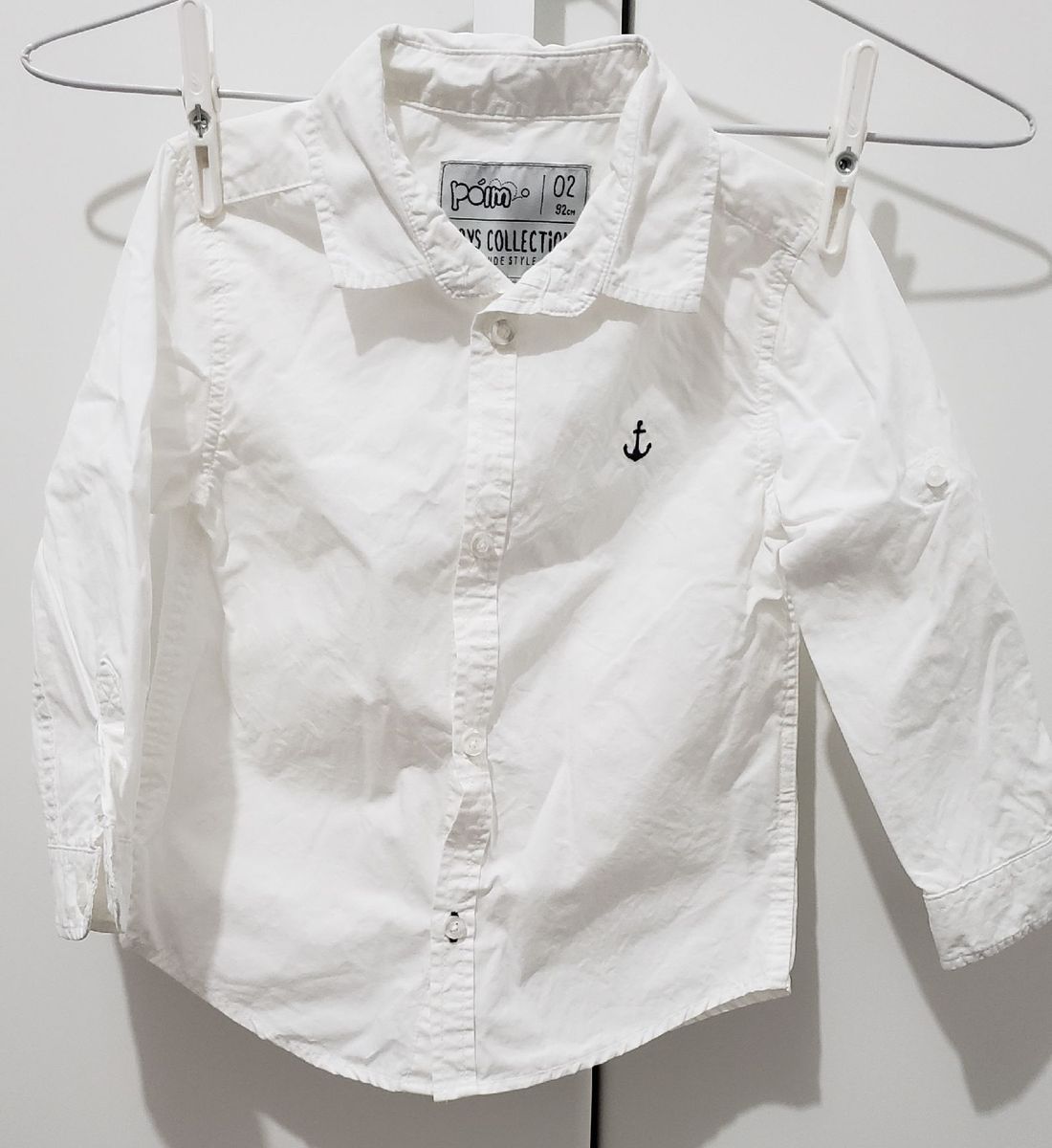 camisa social de menino