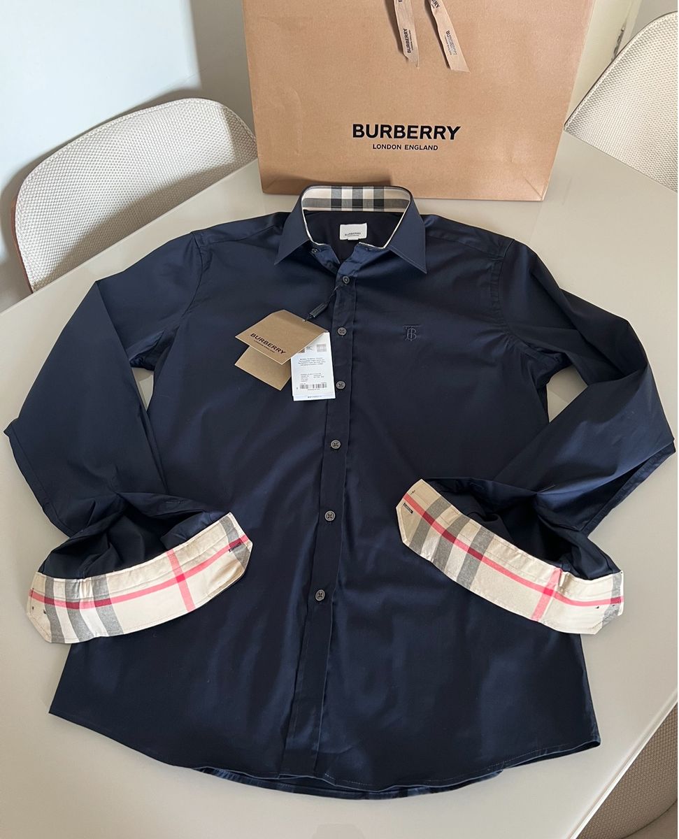 Burberry hotsell camisa social