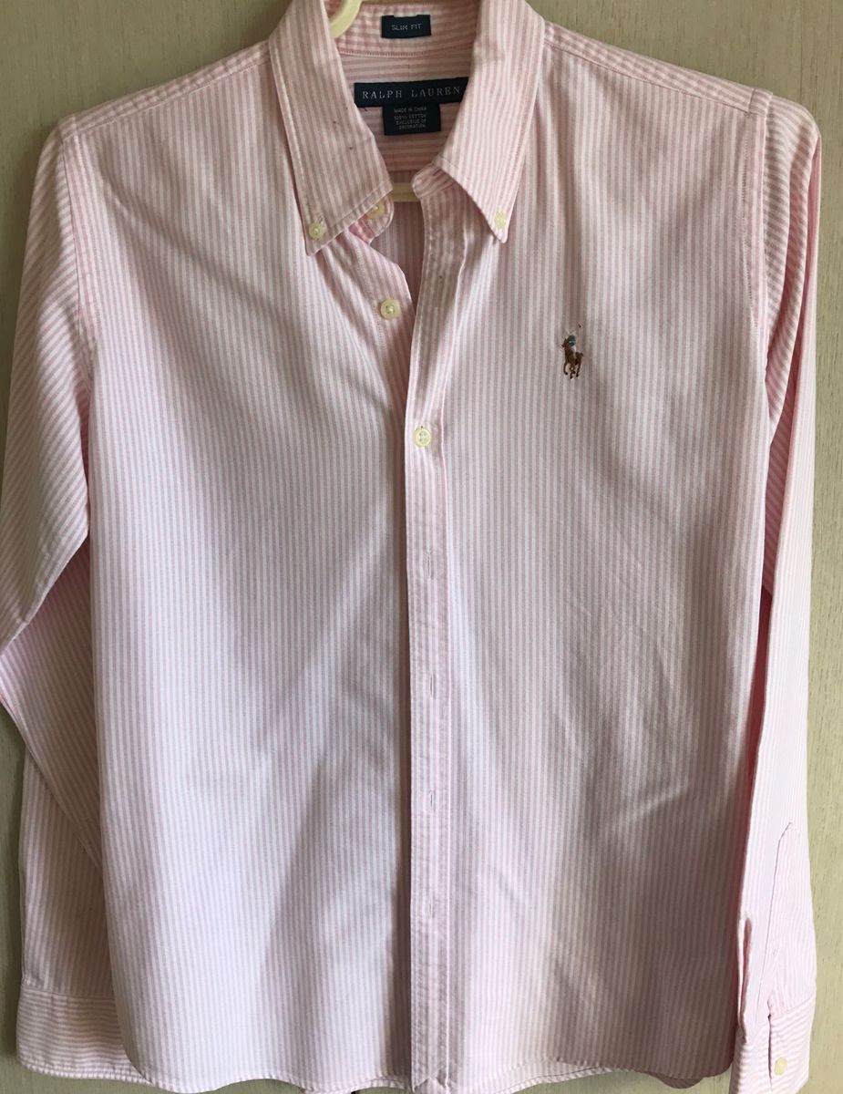 camisa social feminina polo ralph lauren