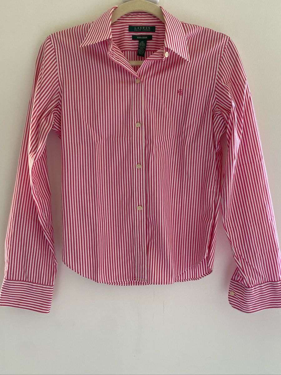 Camisa Social Ralph Lauren Listrada | Camisa Feminina Ralph Lauren ...