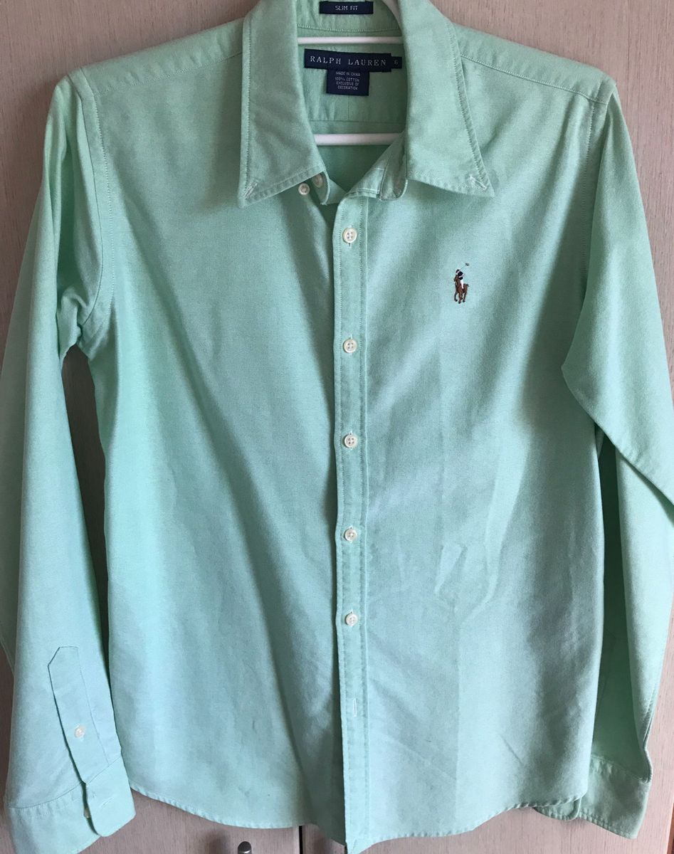 camisa ralph lauren verde
