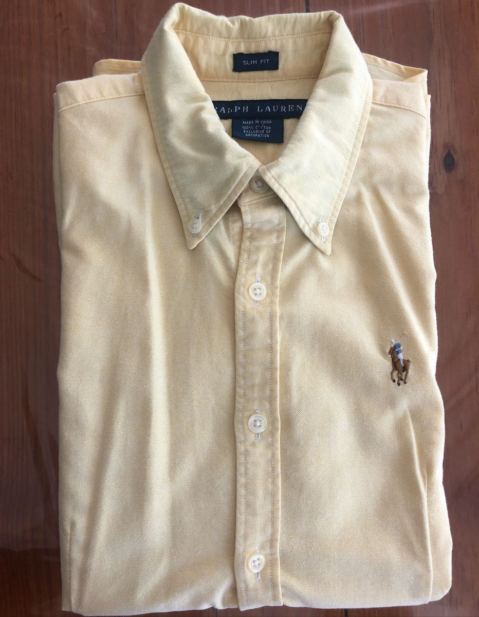 camisa social da ralph lauren