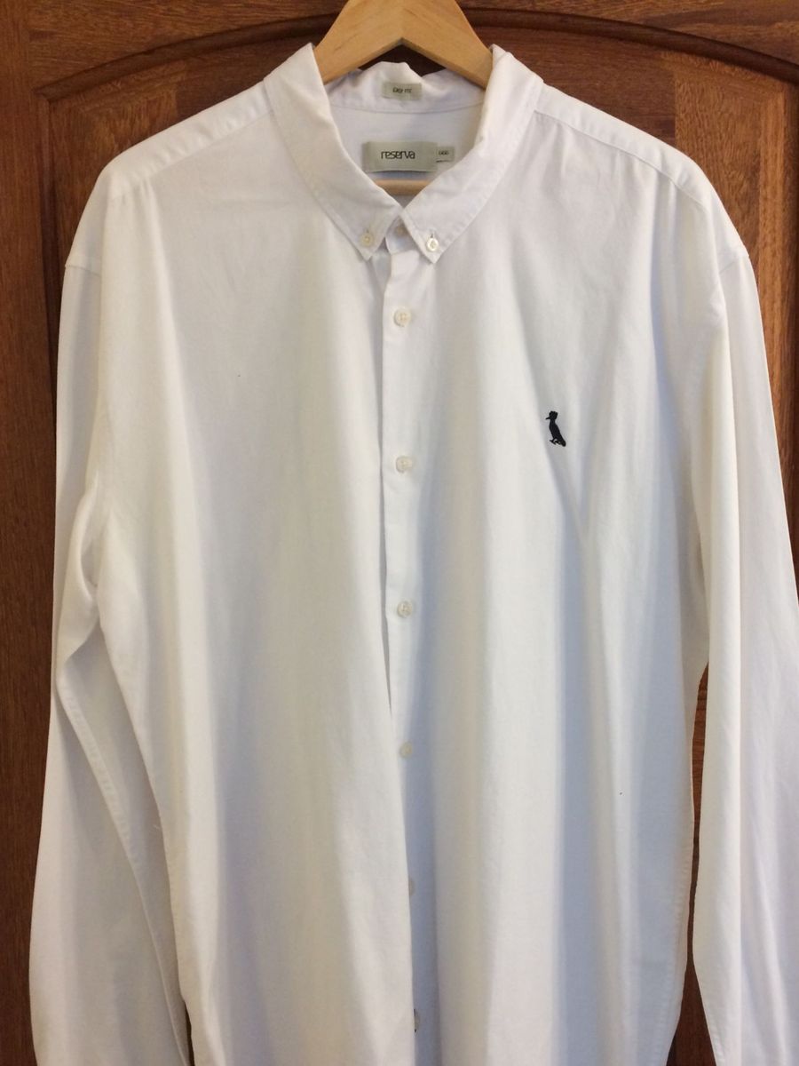 camisa social branca reserva