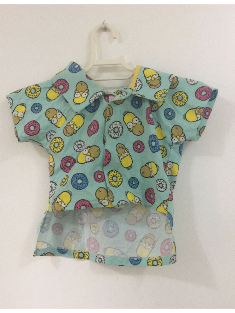 camisa social dos simpsons