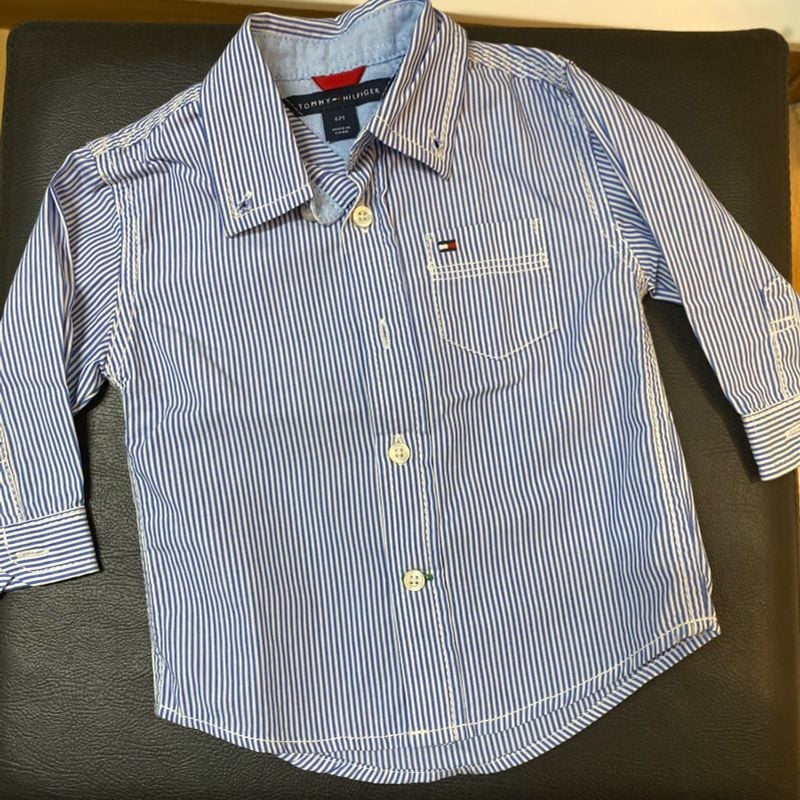 Camisa social bebe store tommy