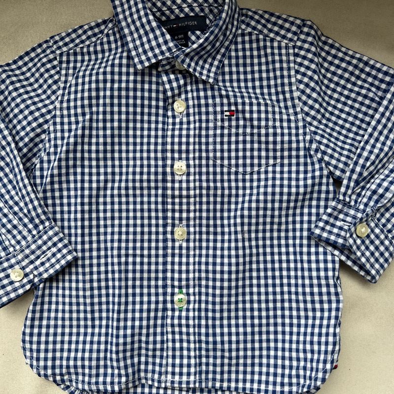 Camisa social best sale bebe tommy