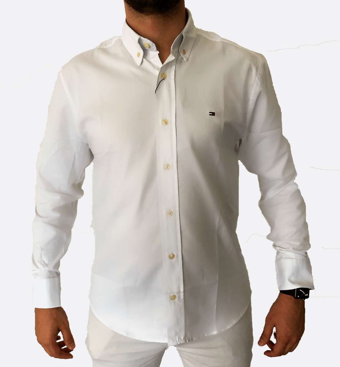 camisa social tommy hilfiger