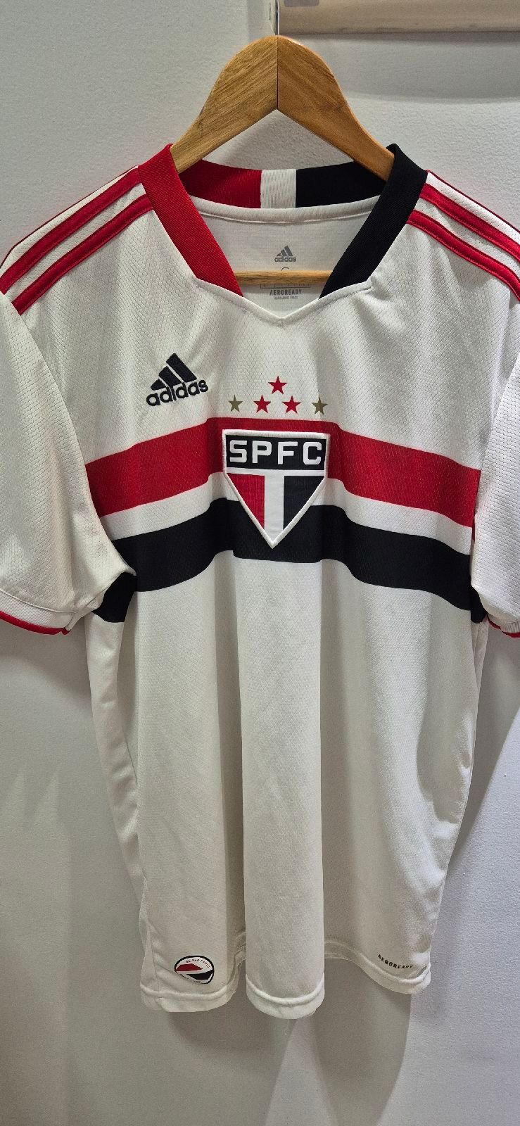 Camisa Spfc Oficial | Camisa Masculina Camisa Spfc Adidas Oficial Usado ...