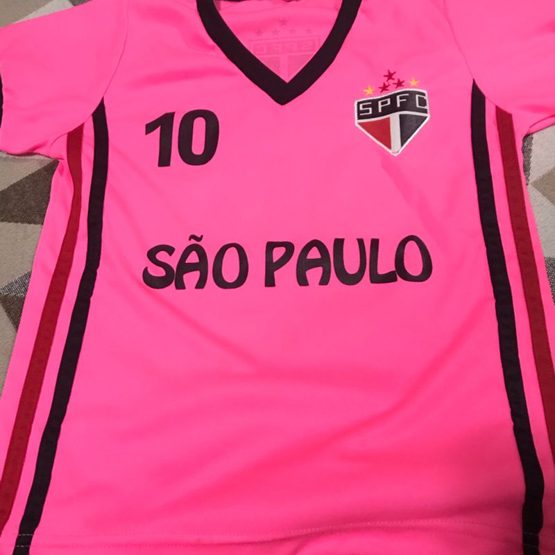 Camisa do são paulo best sale infantil feminina