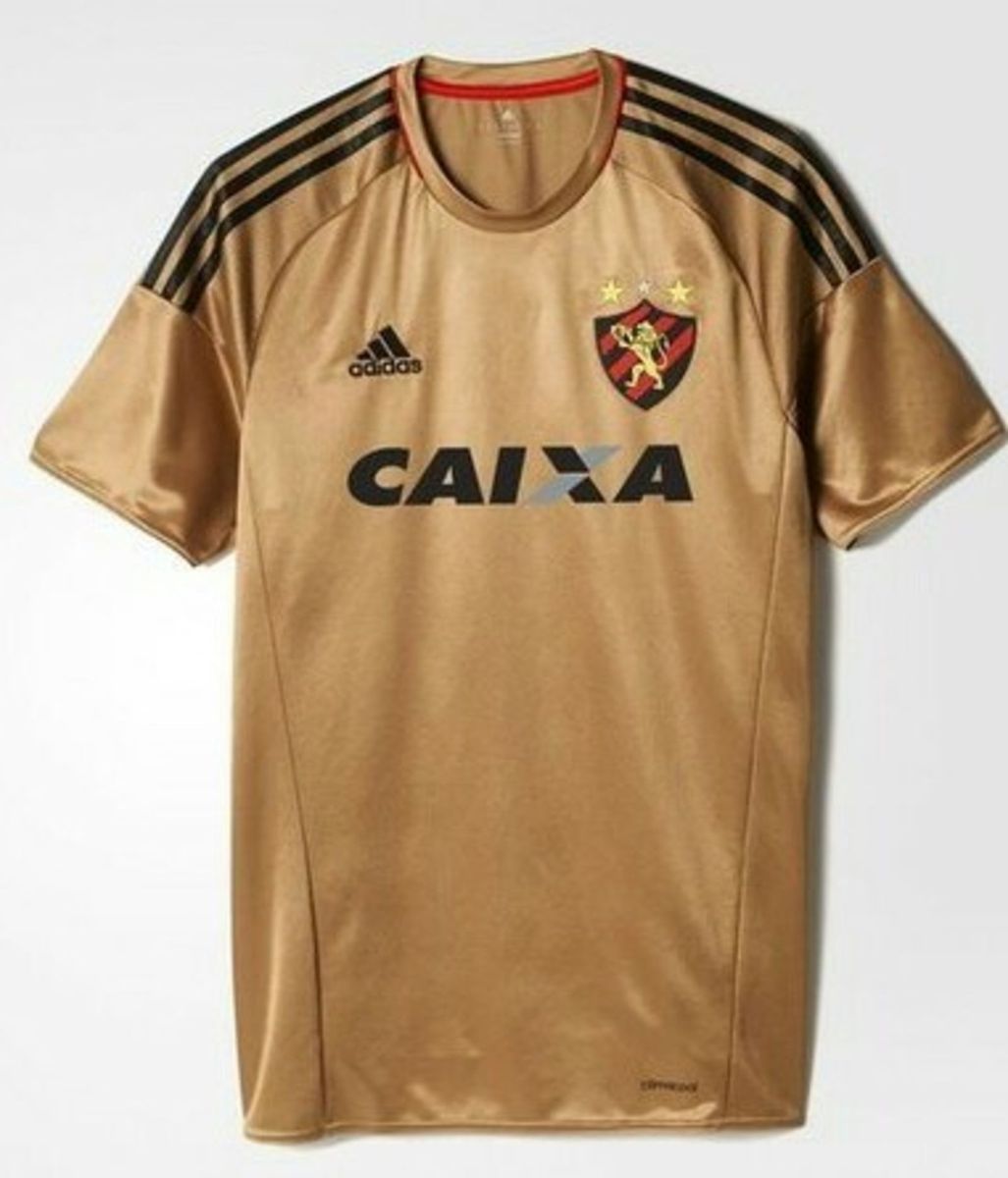 Camisa best sale adidas dourada