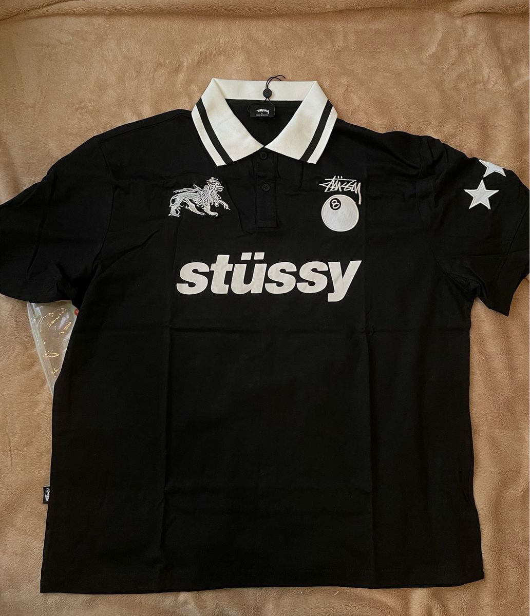 トップス 90s old Stussy boarder polo 90s STUSSY ステューシー ボーダーポロシャツ Mサイズ コットン｜Yahoo