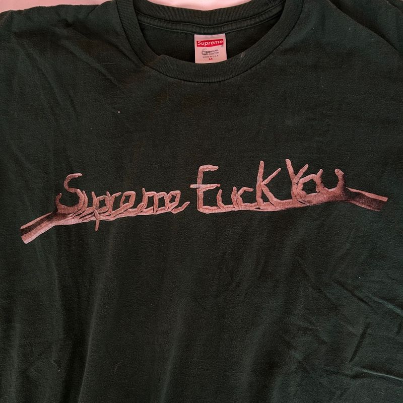 Camisa Supreme F Ck You Original Camisa Feminina Supreme Usado