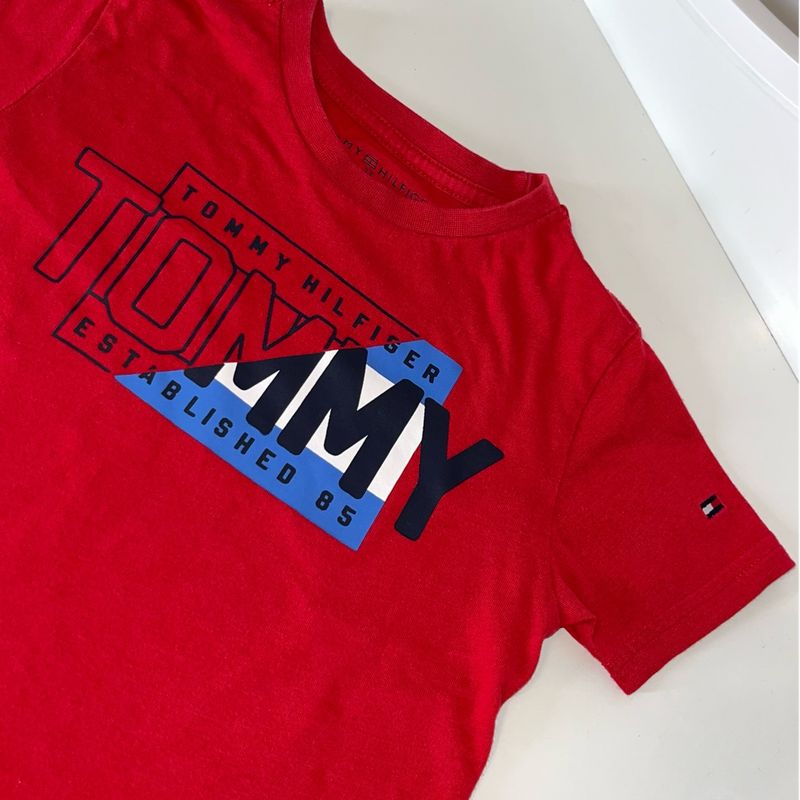 Camiseta Tommy Hilfiger Baby Apple Red