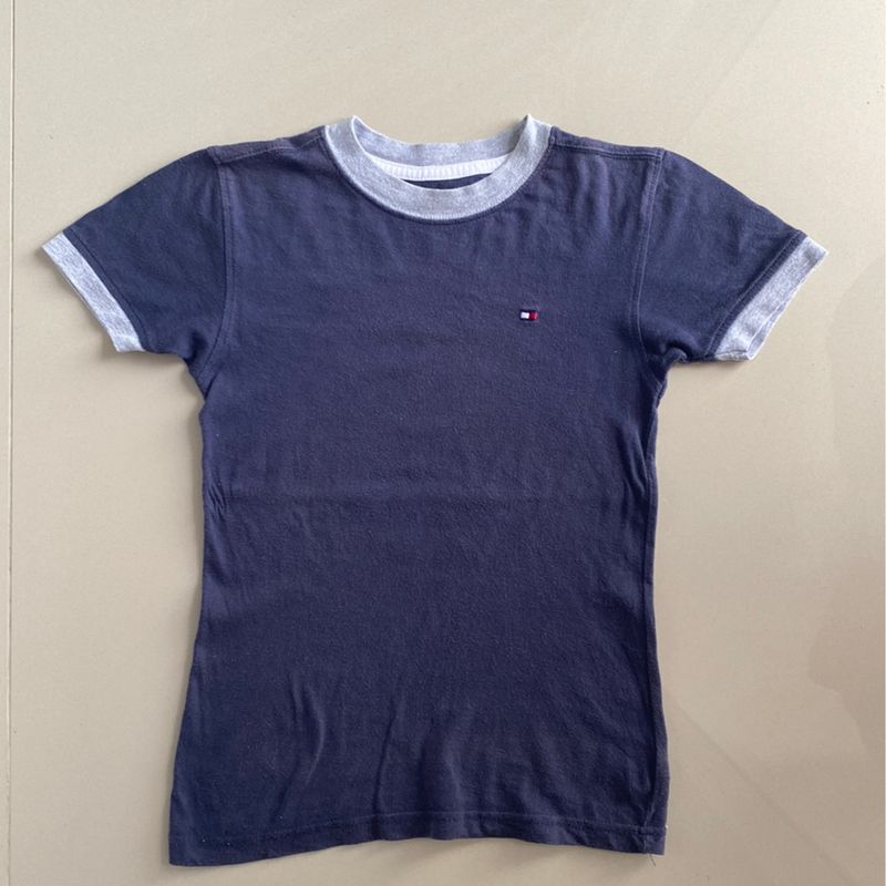 Camisa Tommy Hilfiger Azul Marinho, Roupa Infantil para Menino Tommy  Hilfiger Usado 96389097