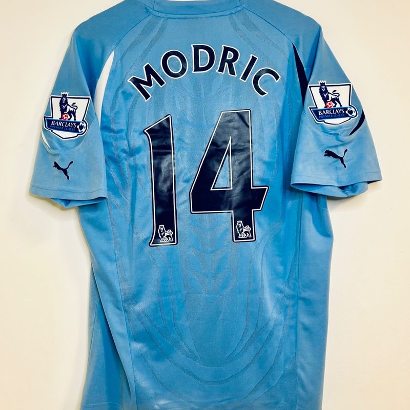 Camisa Tottenham Hotpur 2009/10 Modric #14 Uniforme 2 Premier