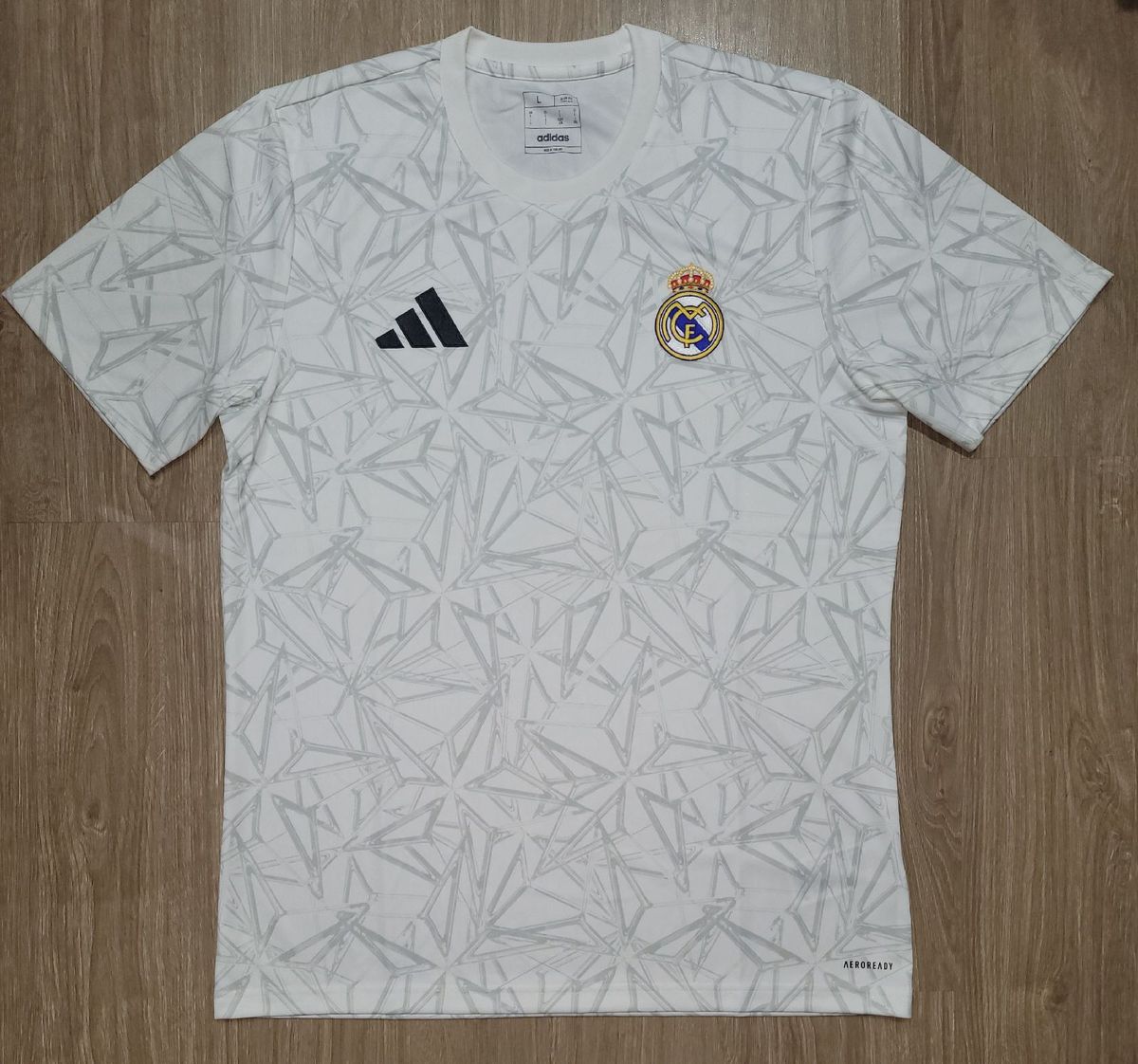 Camisa Treino Real Madrid Temporada 2024-2025 Adidas Nunca Usado