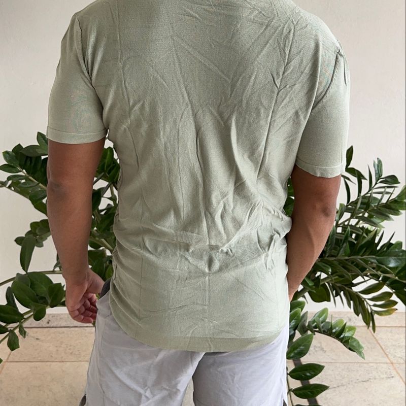 Camiseta de Zara Brasil de Algodão, Camiseta Masculina Zara Usado 55377140