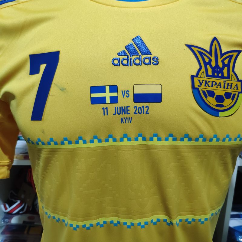 Camisa Ucrânia Euro 2012 Shevchenko 7 Tamanho P | Camisa Feminina