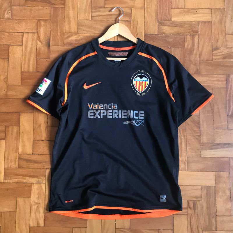 Camisa Valencia 2008/09 | Camiseta Masculina Nike Usado 95760093