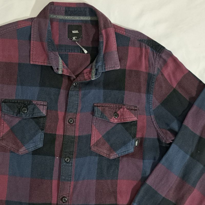 Camisa Vans Xadrez Importada Flanela 100% Algodão