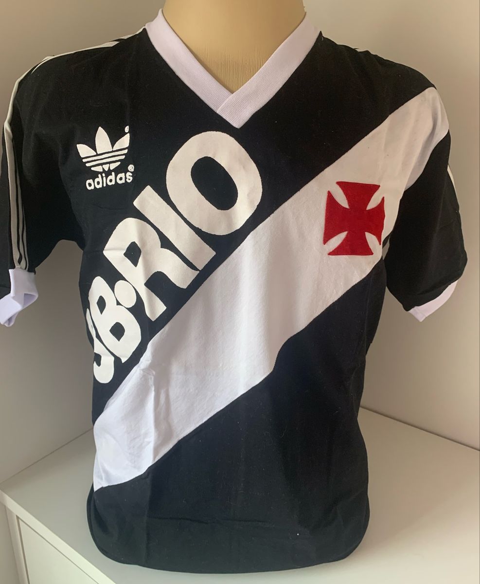 Camisa Vasco Preta Retrô 3b Rio | Camisa Masculina Usado 79047546 | enjoei