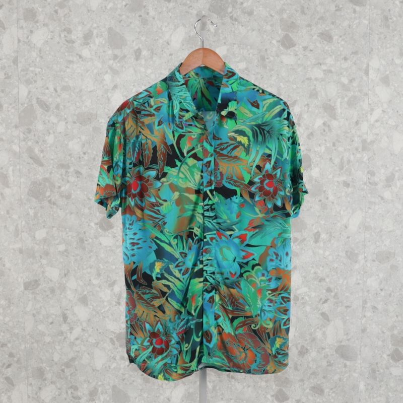 Camisa discount verde azulado