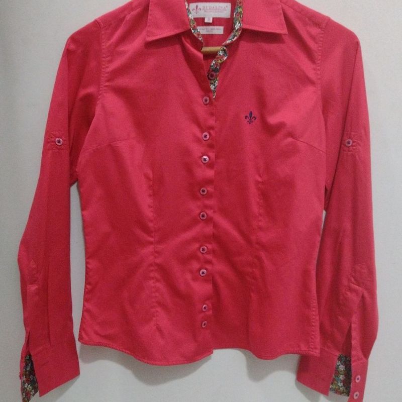 Camisa Vermelha Dudalina Original Camisa Feminina Dudalina Nunca