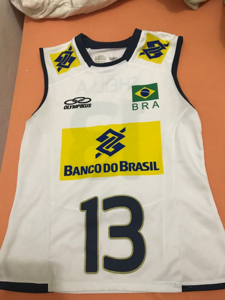 Camisa Volei Selecao Sheila Roupa Esportiva Masculino Cbv Volei Nunca Usado 25004680 Enjoei