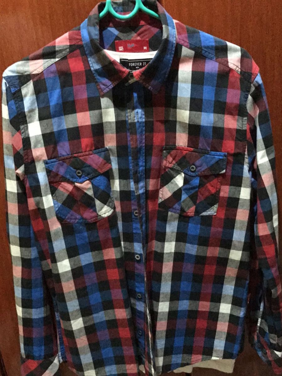 camisa xadrez riachuelo masculina