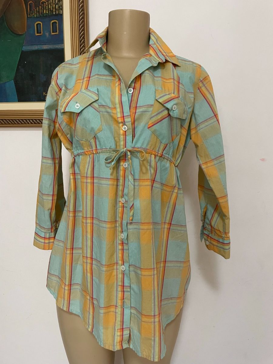 Camisa xadrez best sale feminina riachuelo