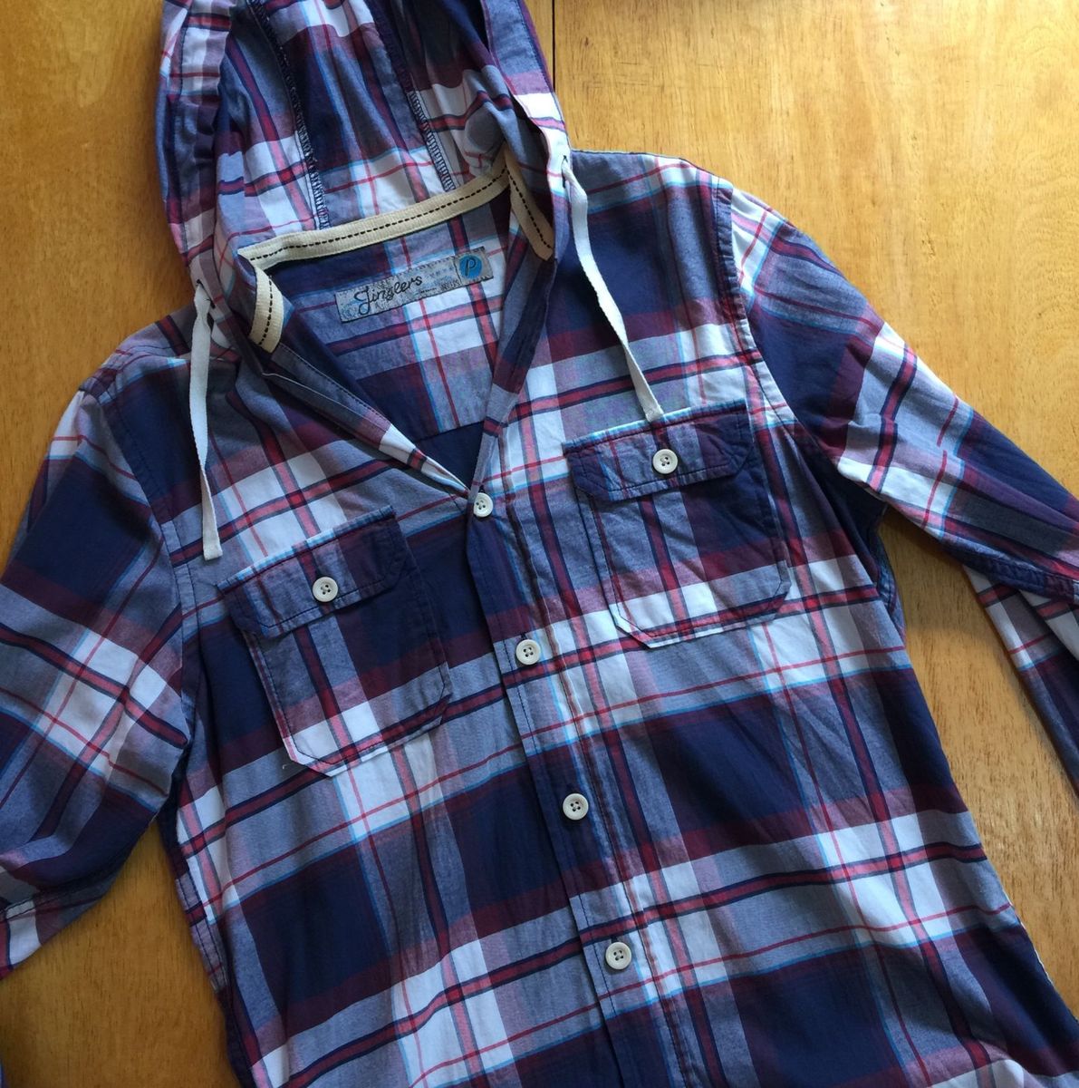 camisa xadrez na c&a