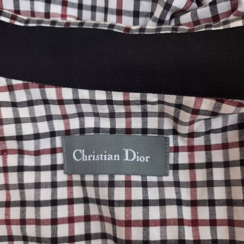 Christian Dior Camisa Com Estampa Xadrez pre-owned 2000 - Farfetch