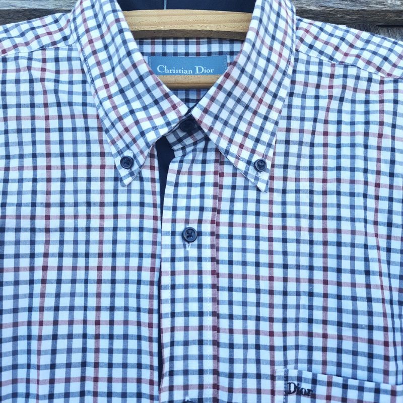 Christian Dior Camisa Com Estampa Xadrez pre-owned 2000 - Farfetch