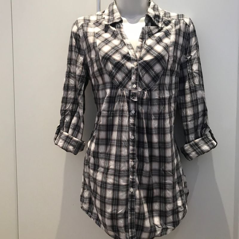 Camisa xadrez best sale feminina c&a