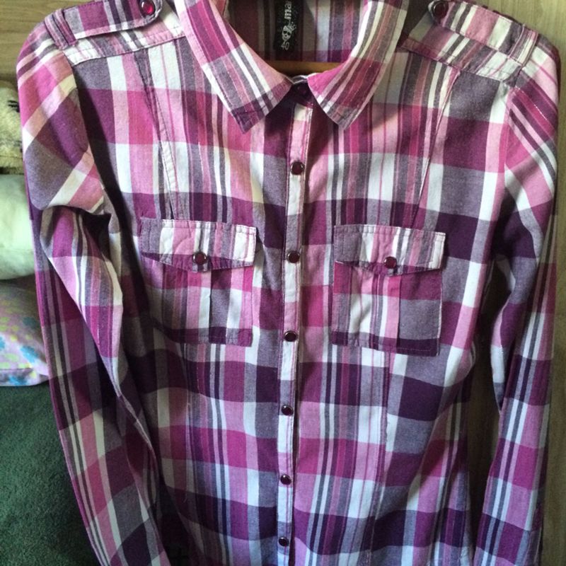 Camisa xadrez hot sale marisa