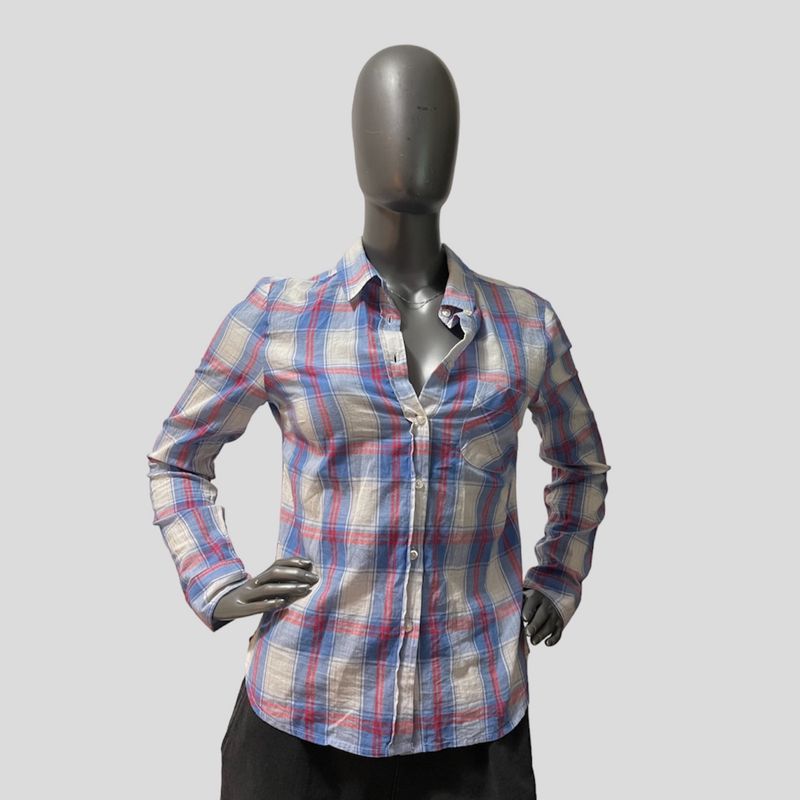 Camisa xadrez hot sale feminina c&a