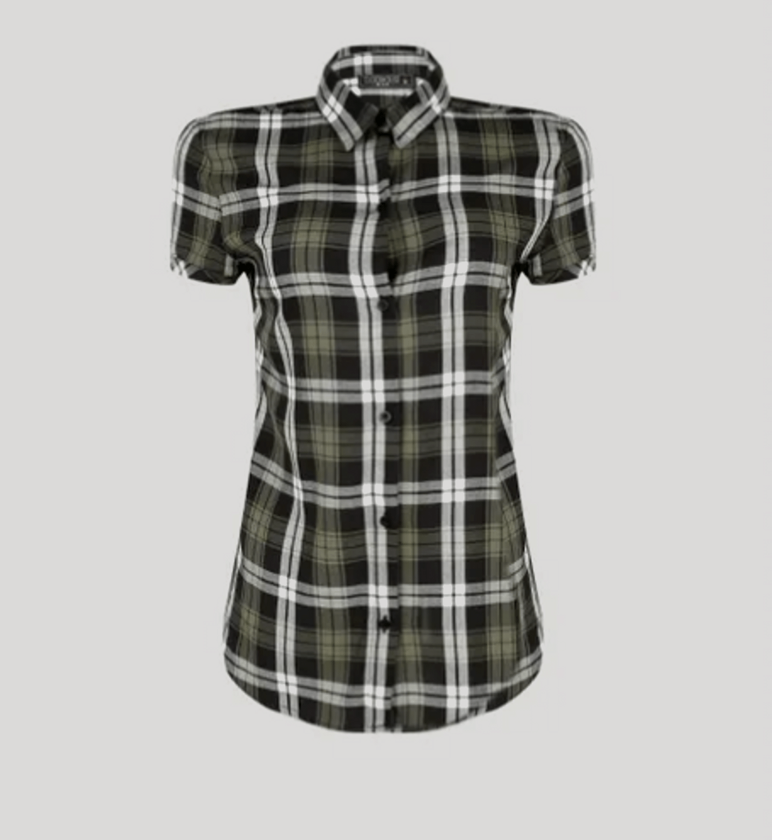 camisa xadrez feminina verde