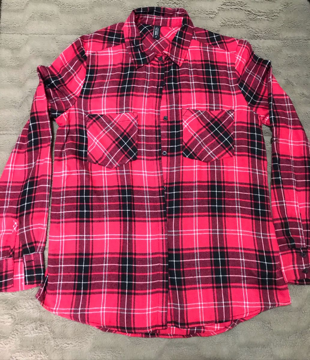 camisa xadrez renner
