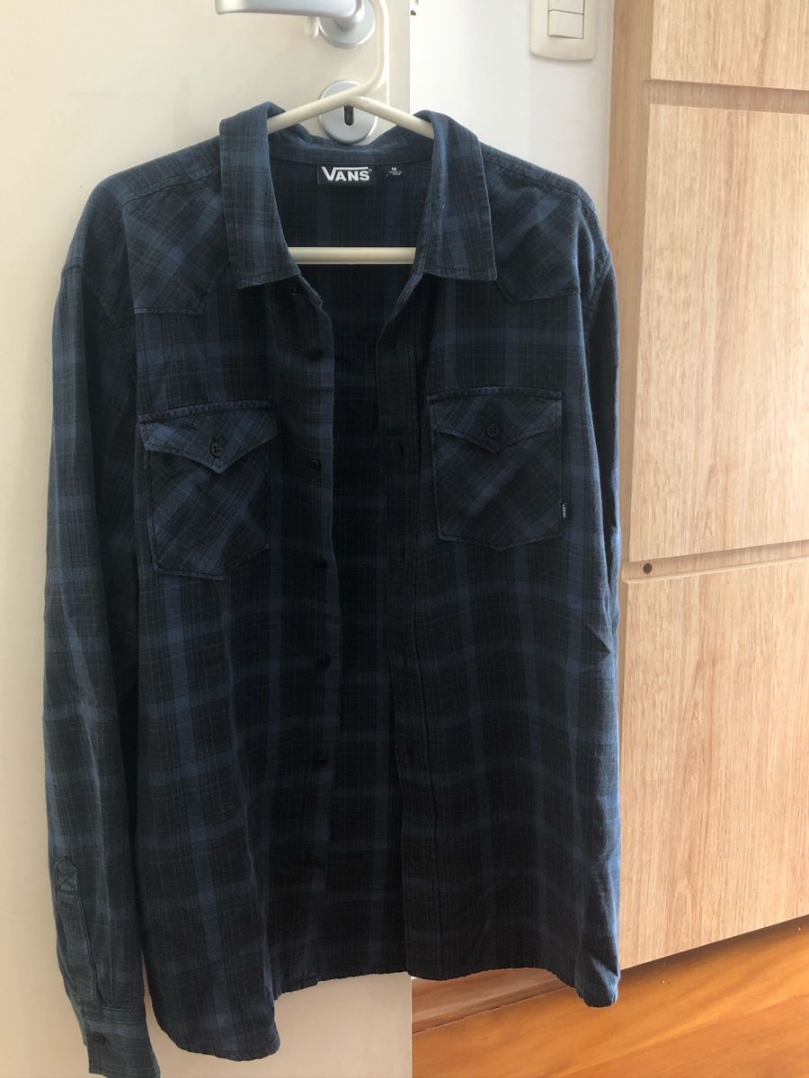 camisa xadrez vans masculina