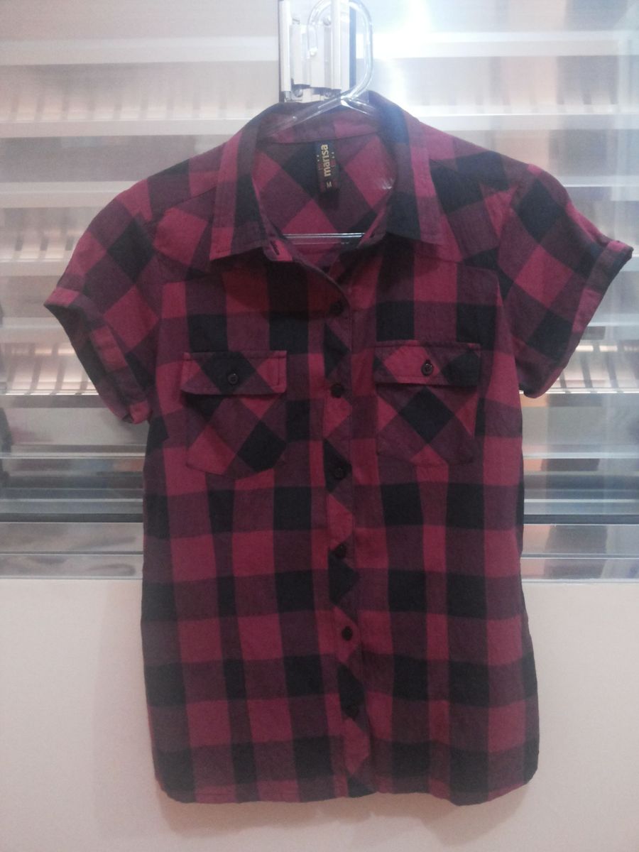 camisa xadrez marisa