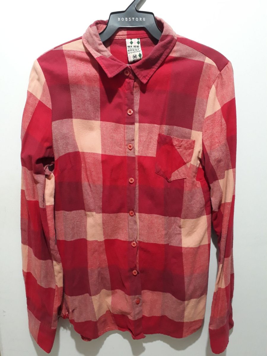 camisa xadrez renner
