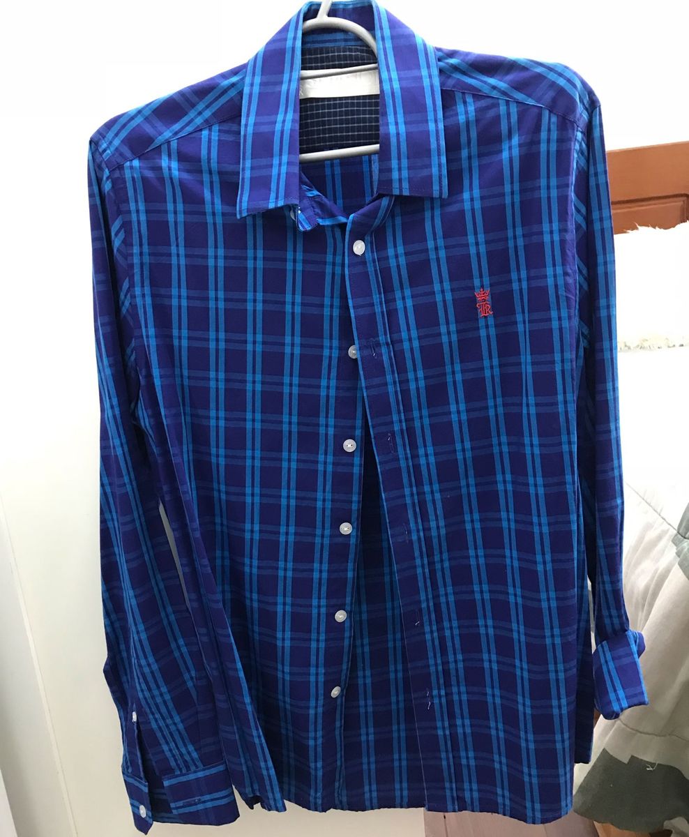 camisa xadrez masculina sergio k