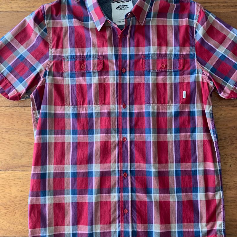 Camisa xadrez hot sale vans masculina