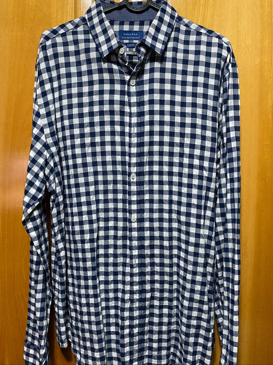 Camisa xadrez sale zara masculina