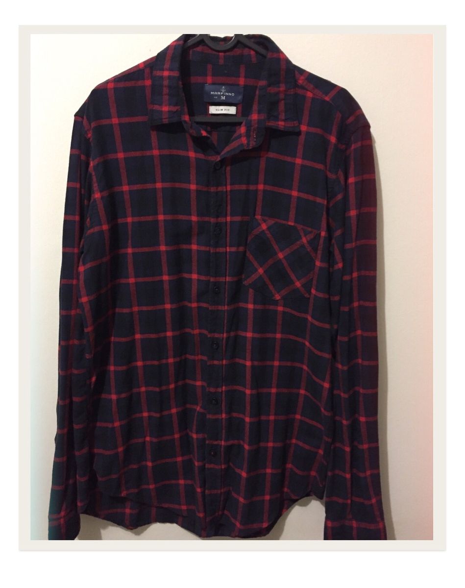 camisa xadrez - camisas sem marca