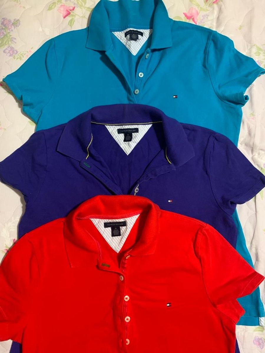 Camisa Tommy Hilfiger Feminina WW0WW11917-443 04 - Azul Marinho - Roma  Shopping - Seu Destino para Compras no Paraguai