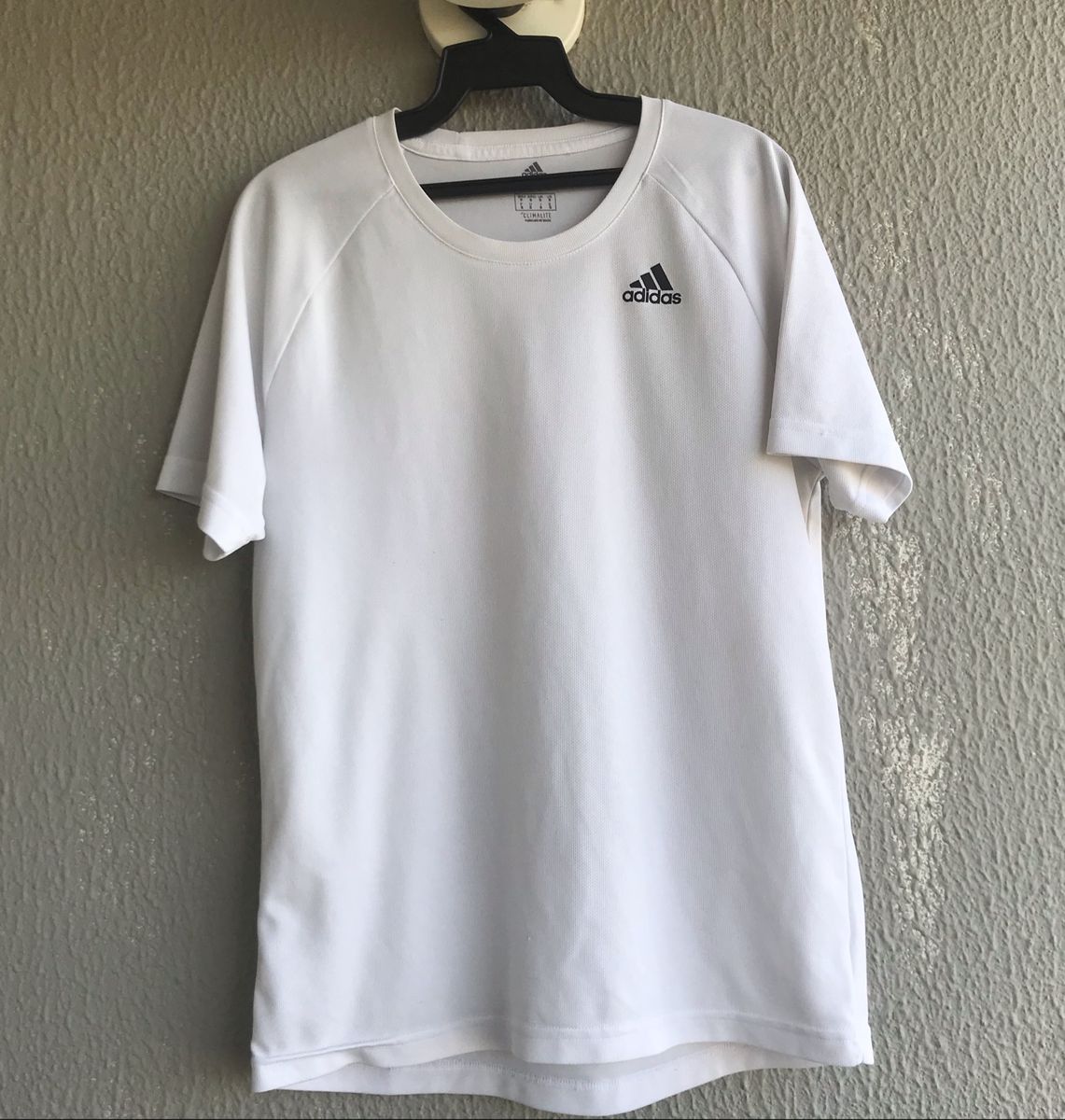 camisa da adidas branca
