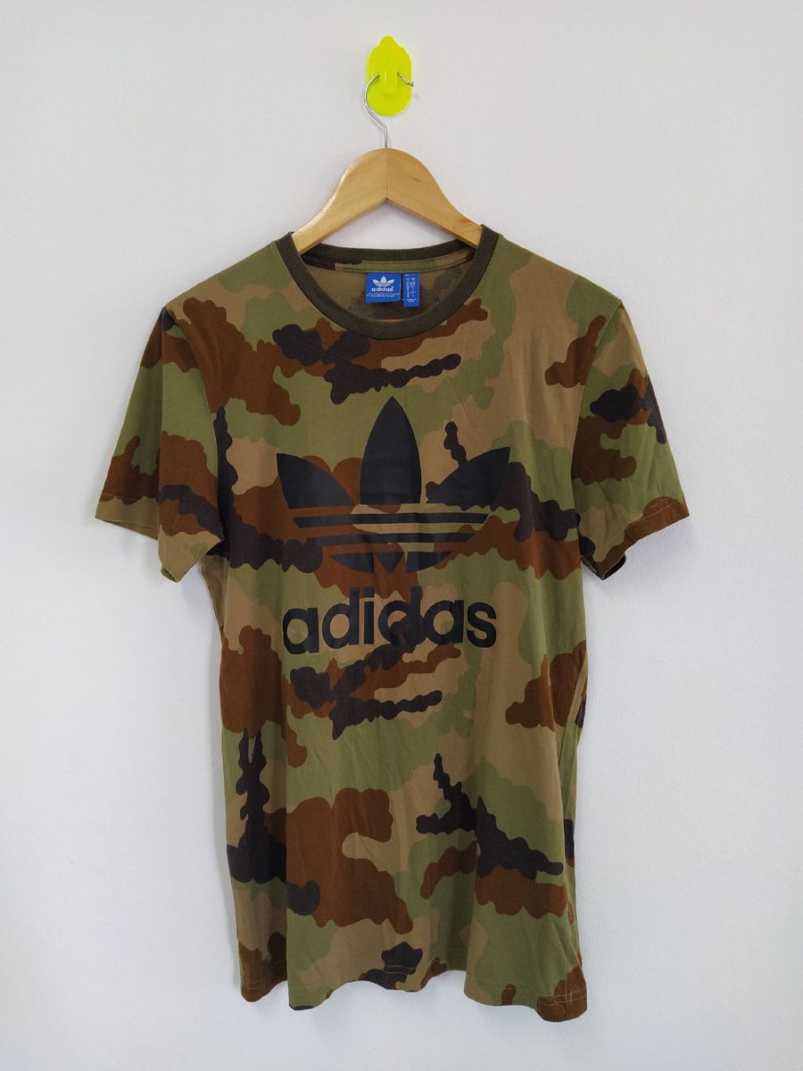 blusa adidas camuflada masculina