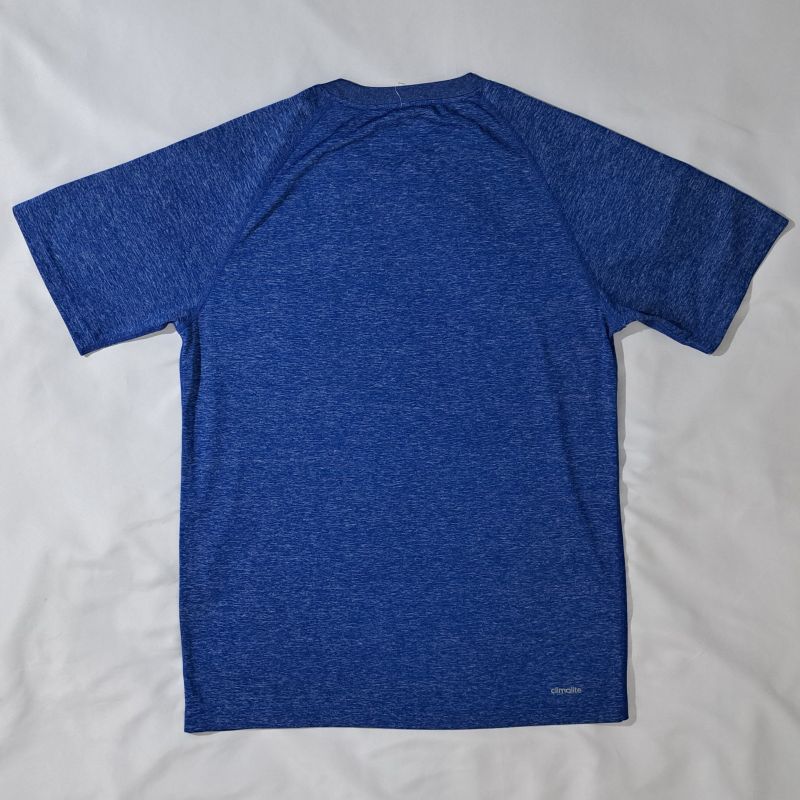 Camiseta Adidas - Climalite - Ultimate Tee - 100% Poliester - Azul Mesclado  - Lindona!, Camiseta Masculina Adidas Usado 96001158