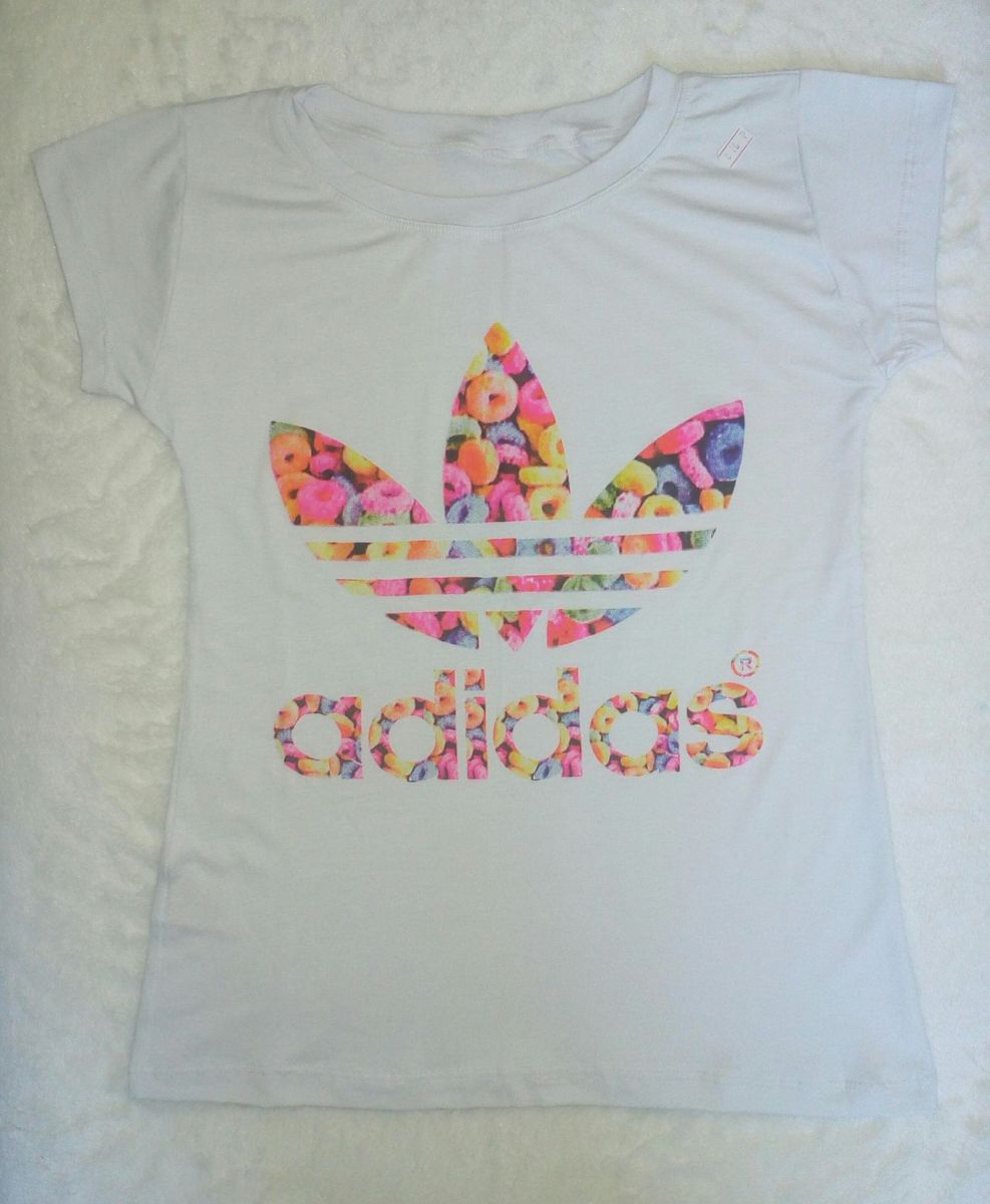 adidas colorido feminino